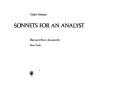 Sonnets for an analyst