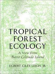 Thumbnail of Tropical Forest Ecology: A View from Barro Colorado Island