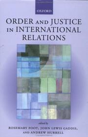 Order and justice in international relations