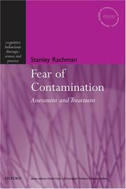 The Fear of Contamination: Assessment and Treatment (Cognitive Behaviour Therapy: Science and Practice)