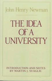 The idea of a university