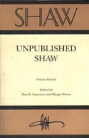 Unpublished Shaw