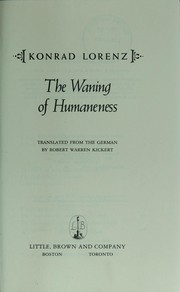 The waning of humaneness