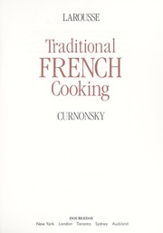 Larousse traditional French cooking