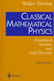 Classical mathematical physics