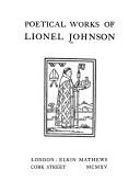 Poetical works of Lionel Johnson