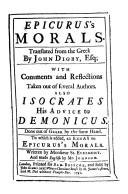 Epicurus's morals