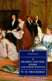 A shabby genteel story and other writings