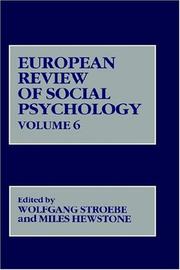 European review of social psychology