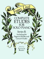 Complete Etudes for Solo Piano, Series II