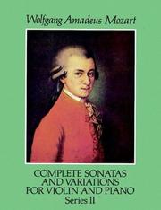 Complete Sonatas and Variations for Violin and Piano, Series II