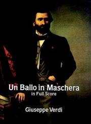 Un Ballo in Maschera in Full Score