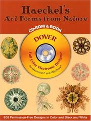 Haeckel's Art Forms from Nature CD-ROM and Book