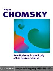 New Horizons in the Study of Language and Mind