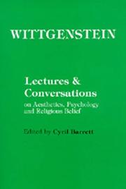 Lectures & conversations on aesthetics, psychology, and religious belief