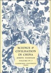 Science and Civilisation in China,  Volume 4