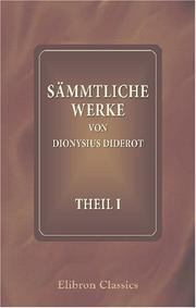 Sämmtliche Werke von Dionysius Diderot