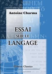 Essai sur le langage