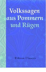 Volkssagen aus Pommern und Rügen