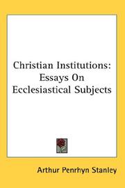 Christian institutions