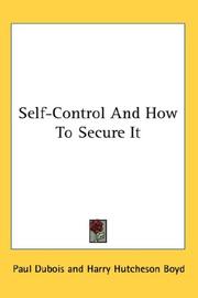 Self-Control And How To Secure It