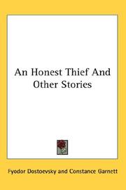 An Honest Thief and Other Stories