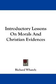 Introductory lessons on morals, and Christian evidences