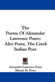 The Poems Of Alexander Lawrence Posey