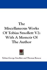 The Miscellaneous Works Of Tobias Smollett V2