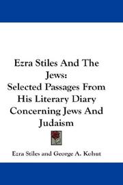 Ezra Stiles and the Jews