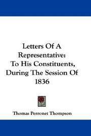 Letters Of A Representative