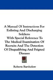 A Manual Of Instructions For Enlisting And Discharging Soldiers