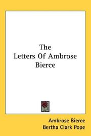 The Letters Of Ambrose Bierce