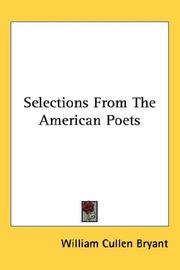 Selections from the American poets