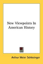 New Viewpoints In American History