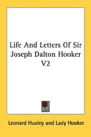 Life And Letters Of Sir Joseph Dalton Hooker V2