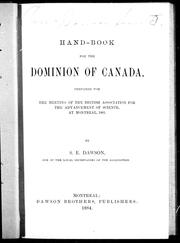 Hand-book for the Dominion of Canada