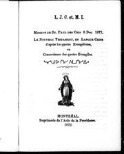 Le Nouveau Testament, en langue crise, d'après les quatre évangélistes ou Concordance des quatre évangiles