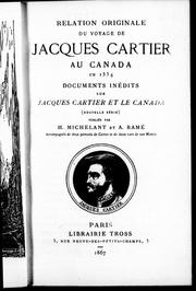 Relation originale du voyage de Jacques Cartier au Canada en 1534