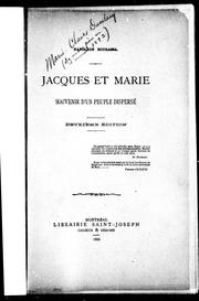 Jacques et Marie