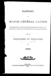 Rapport du Major Général Laurie