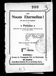 Les Noces éternelles! ou Nos actes d'amour