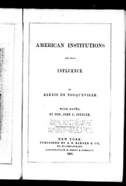 American institutions and their influence