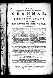 A new geographical, historical and commercial grammar