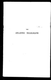 The Atlantic telegraph