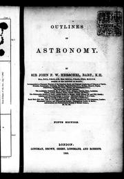 Outlines of astronomy