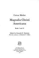 Magnalia Christi Americana, books I and II