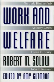 Work and welfare