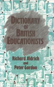 Dictionary of British Educationists