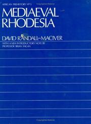 Mediaeval Rhodesia